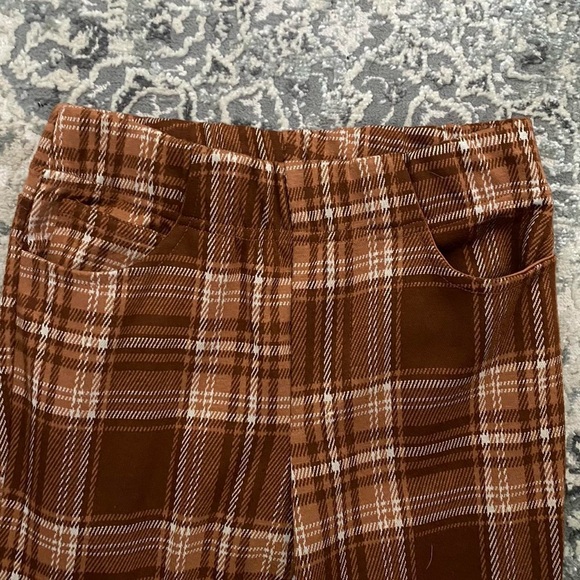 plaid flare pants - Picture 2 of 3